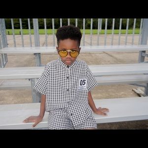 Unisex Gingham Set NWT